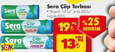 SERA ÇÖP TORBASI SERA ÇÖP TORBASI